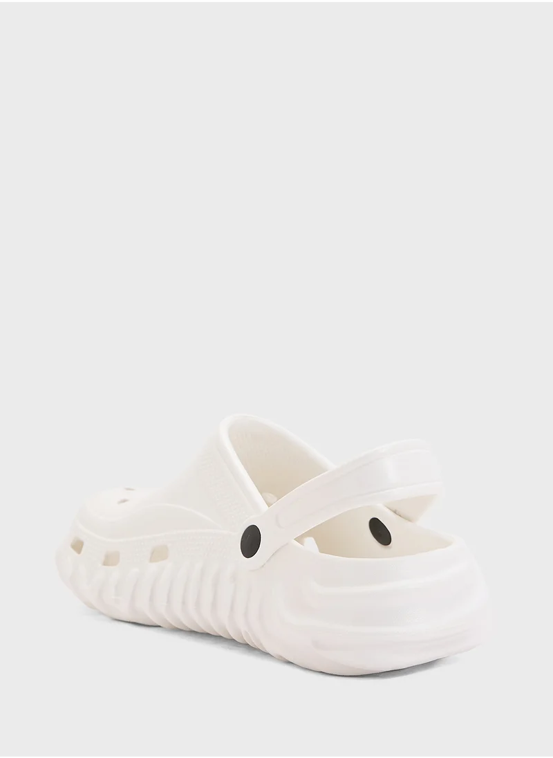 جينجر Casual Chunky Slip On