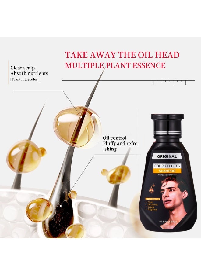 Original Men's 4-in-1 Fragrance Shampoo, Cleanses and Controls Oil, Leaves Hair Smooth and Scented 250ml - Image 5