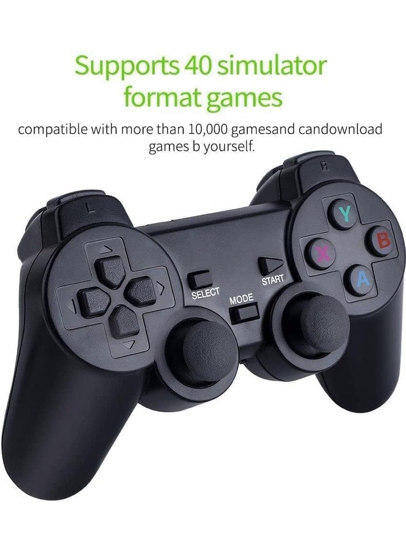 TIGER M8 Game Stick 4K Console – Plug & Play Retro Gaming Console with 2.4G Dual Wireless Gamepads, Built-in 3500 Games, HDMI Output for TV/Monitor/Projector, Compatible with Android TV, PC, Laptop – Multiplayer Game Support - Image 3