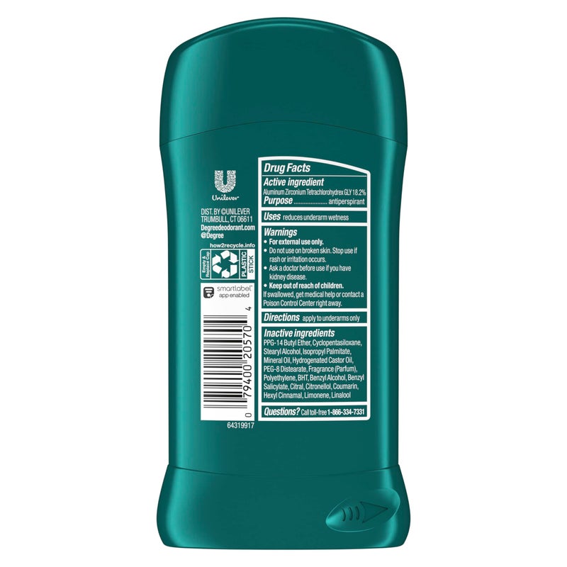 Degree Men Dry Protection Antiperspirant, Cool Comfort, 2.7 oz., Pack of 6 - Image 2
