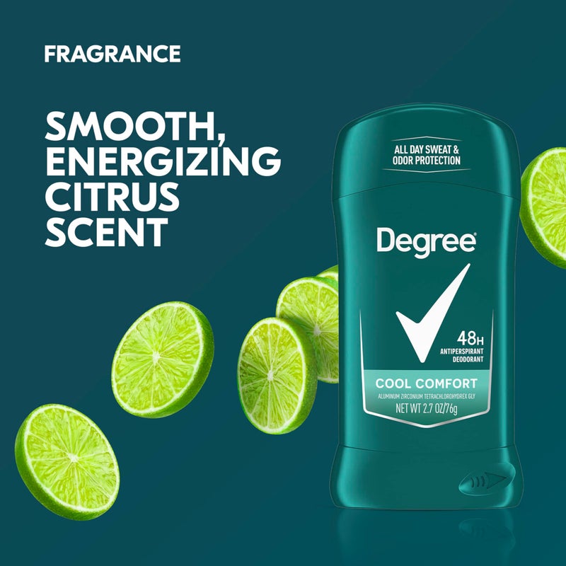 Degree Men Dry Protection Antiperspirant, Cool Comfort, 2.7 oz., Pack of 6 - Image 4