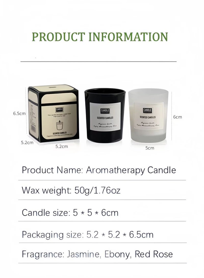 100% Natural Ingredients - Aromatherapy Candle (50g White Cup) Cultivation Atmosphere - Ebony Agarwood - Image 5