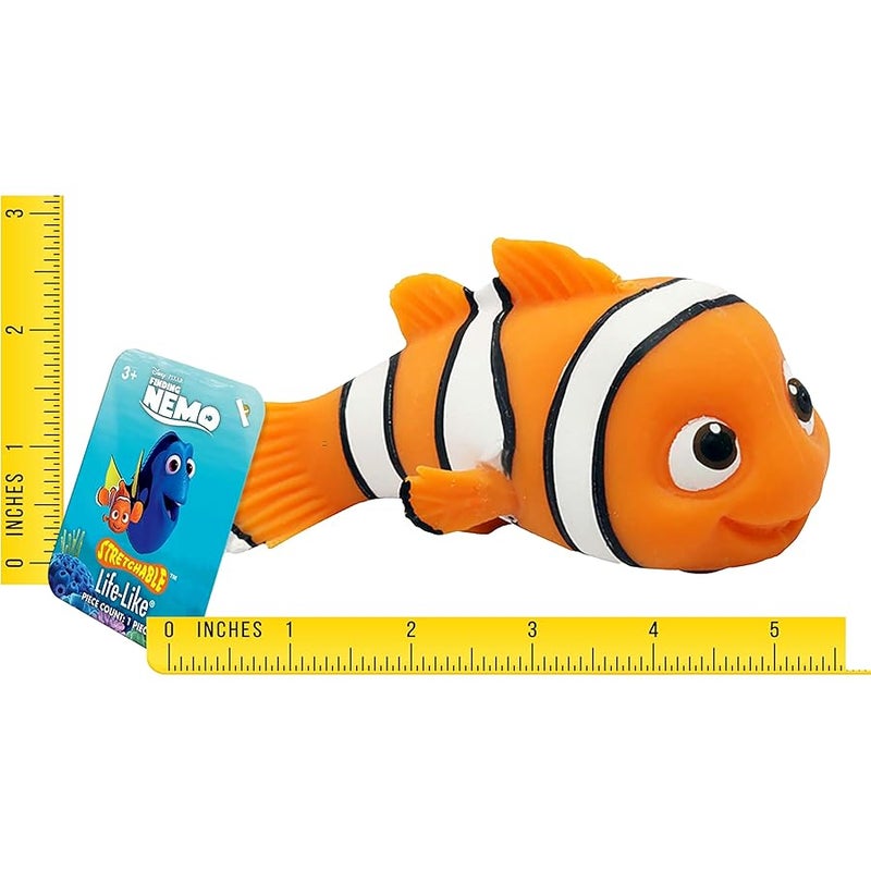 Ja-Ru Disney Stretchy Toys Nemo Figures Squish & Pull Toys. 1 (Unit) Finding Nemo Calming Fidget Toy, Stress Toys, Birthday Gifts for Kids, Boys & Girls. W/ Ball C-6900-1T - Image 3