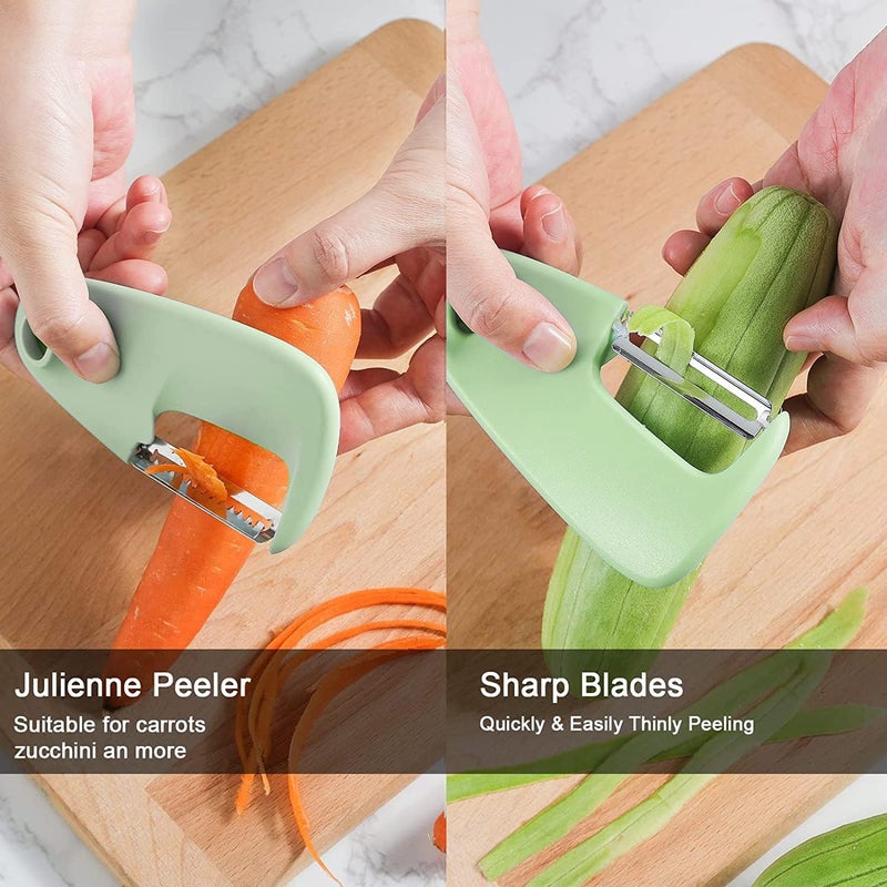 BGVM 6Piece Kitchen Utensil Set Grater Bottle Opener FruitVegetable Peeler Pizza Cutter GarlicGinger Grinder Essential Cooking Tools for Home Professional Use - Image 4