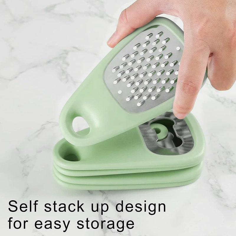 BGVM 6Piece Kitchen Utensil Set Grater Bottle Opener FruitVegetable Peeler Pizza Cutter GarlicGinger Grinder Essential Cooking Tools for Home Professional Use - Image 5