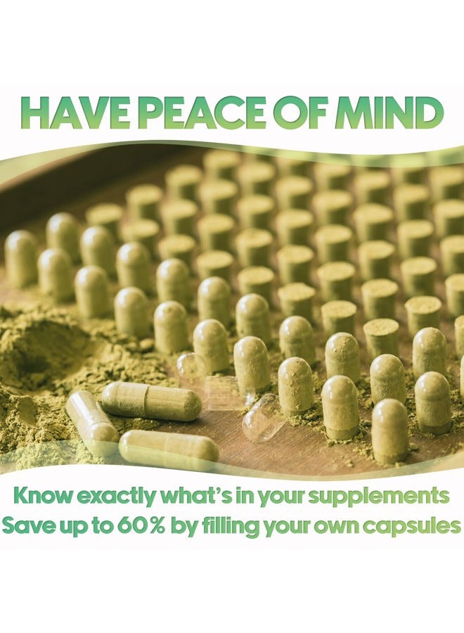 XPRS Nutra Size 00 Empty Capsules - 100 Count Empty Vegan Capsules - Vegetarian Empty Pills - DIY Vegetable Capsule Filling- Veggie Pill Caps (Aqua) - Image 3