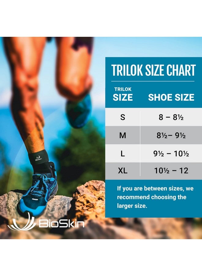 BioSkin TriLok Ankle Brace for Women & Men - Ankle Brace for Sprained Ankle, Plantar Fasciitis Relief, Foot Arch Support, Peroneal Tendonitis Relief, & PTTD Support, HSA or FSA Eligible - Image 1