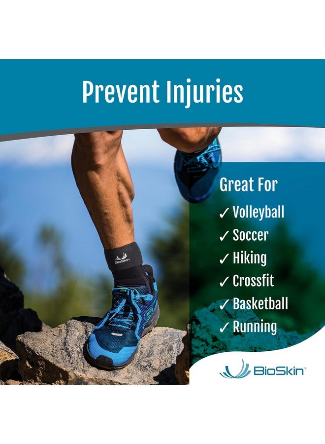 BioSkin TriLok Ankle Brace for Women & Men - Ankle Brace for Sprained Ankle, Plantar Fasciitis Relief, Foot Arch Support, Peroneal Tendonitis Relief, & PTTD Support, HSA or FSA Eligible - Image 4
