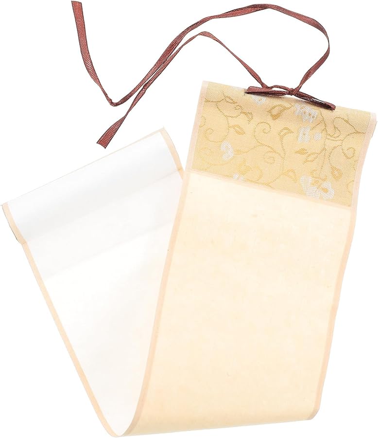 Artibetter Small Hanging Scroll Calligraphy Paper Blank Xuan Rice Paper for Chinese Brush Painting - Image 1