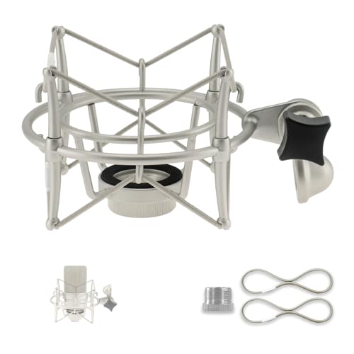 ZibugZag Microphone Shock Mount Compatible with Neumann TLM 103 TLM 102 M147 M149 More AntiVibration Isolation for Studio Broadcast - Image 1