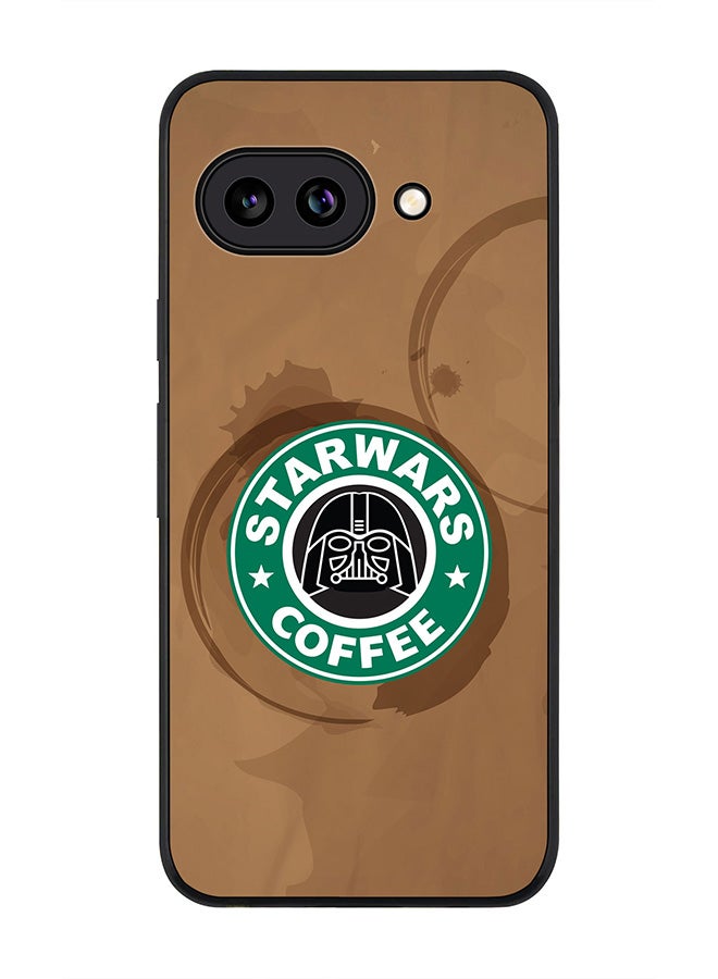 Stylizedd For Google Pixel 9a Case,Slim fit Camera Protection, Shockproof Thin Phone cover  - Starwars Coffee