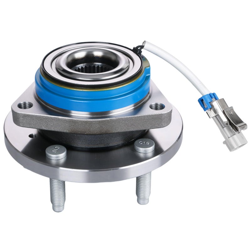 BDELI Front Wheel Bearing and Hub Assembly 513121 Replace for 00-11 Chevy Impala Monte Carlo, 97-08 Pontiac Grand Prix, 06-09 DTS, 05-09 Buick Lacrosse, 06-11 Lucerne, 00-05 Lesabre, 5 Lug W/ABS - Image 1