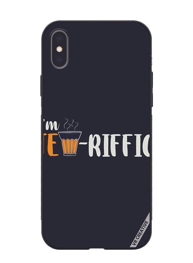 VR CREATIVE Protective Case Cover For Apple iPhone XS Max I M Terrific Design Multicolour - Image 1