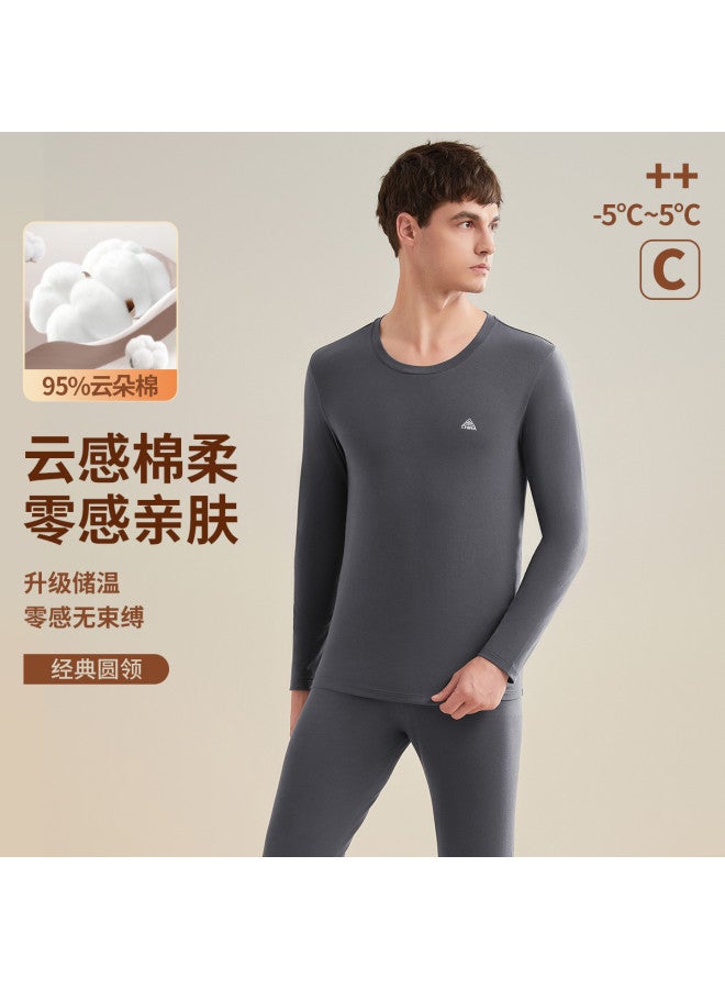 Fenton spring & Autumn Warm Thermal Underwear Set, Stretch Base Layer Men's Warm Underwear Suit - Image 3
