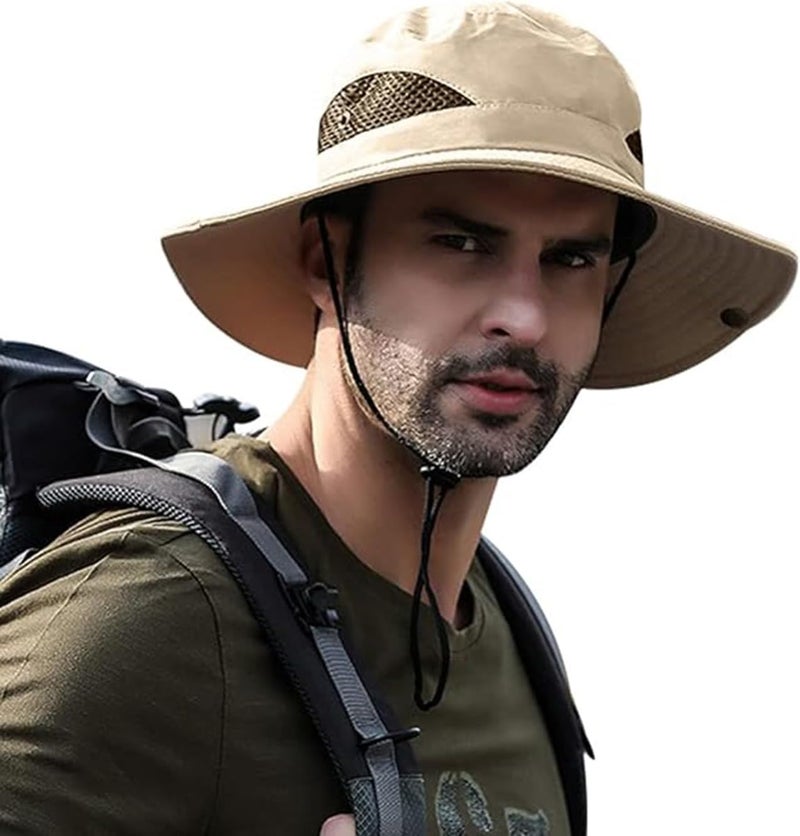 HSR Lightweight Breathable Stylish Summer Hat Cap for Men Women, UV Protection, Sun Protection Round Cap for Travel, Hiking, Gardning, Fishing for Men Women - Image 1
