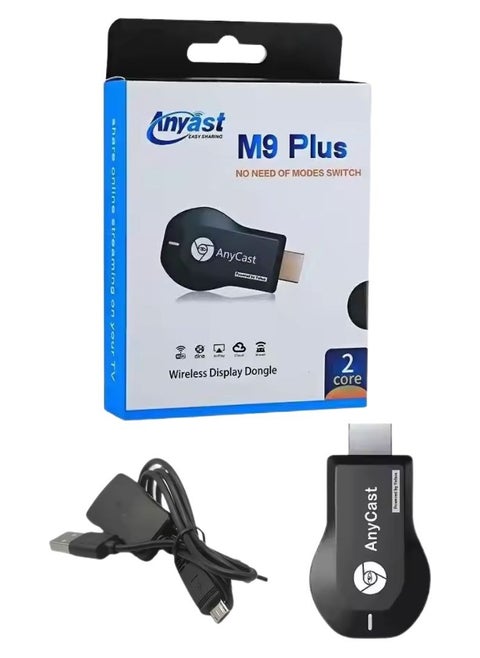 Newest Version – AnyCast M9 Plus 4K Wireless HDMI Dongle – Screen Mirroring Adapter for TV