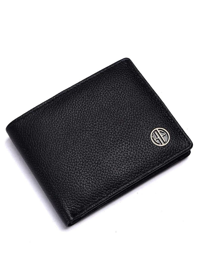 HAMMONDS FLYCATCHER RFID Protected Premium Leather Wallet for Men, Black, Classic