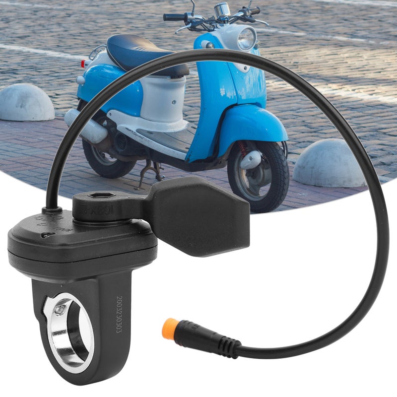 108x L EBike Left Electric Speed Governing Thumb Throttle Grip Waterproof Connector - Image 5