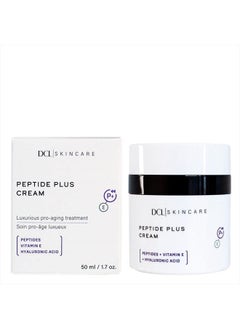 Dermatologic Cosmetic Laboratories DCL Skincare Peptide Plus Cream, pro-aging, wrinkle defense, collagen producing amino acids, Vitamins A, C, E CoQ10 enhances skin barrier 1.7 Fl Oz  - Image 5