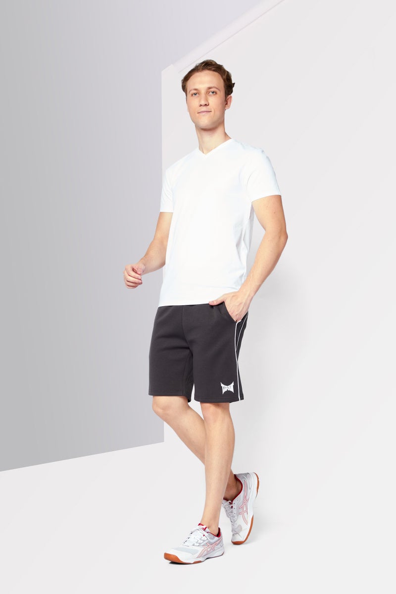 RBX Men Sportswear Fit Training Shorts, Dark Grey  - Image 2