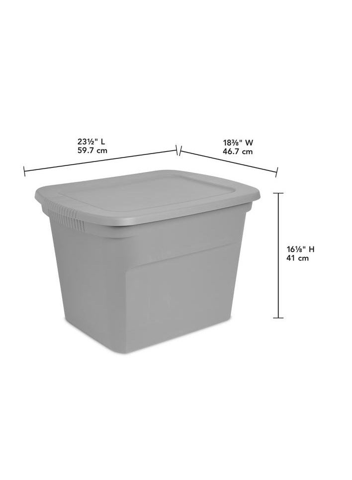 Sterilite Sterilite 18 Gallon Cement Storage Tote  - Image 2