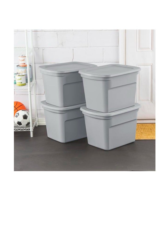 Sterilite Sterilite 18 Gallon Cement Storage Tote  - Image 4