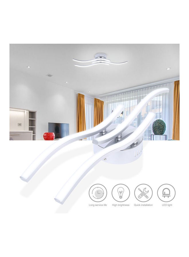 Loquat 18W three wave LED ceiling light White 35.5*5*15.5cm - Image 1