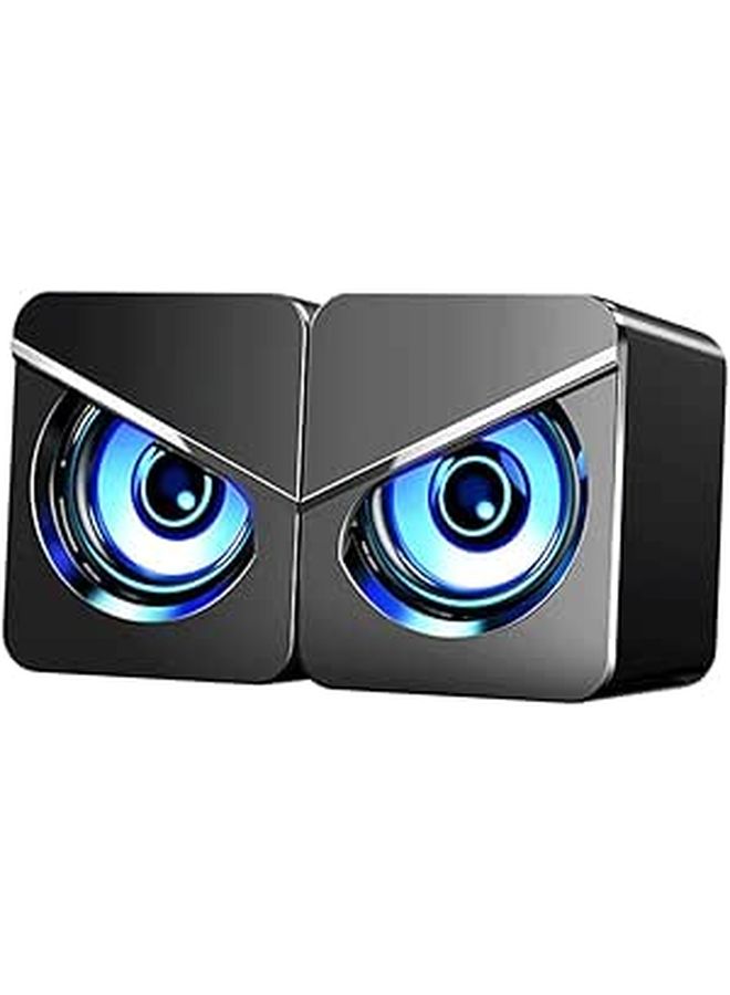 USB Wired Computer Speaker with Bass for Desktop Notebook Home Office Gaming - Image 1