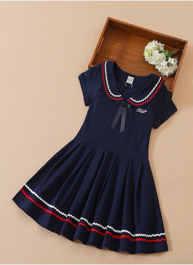 KUYEEBEAR - KUYEEBEAR Girls Summer Short Sleeve Dress - Image 1