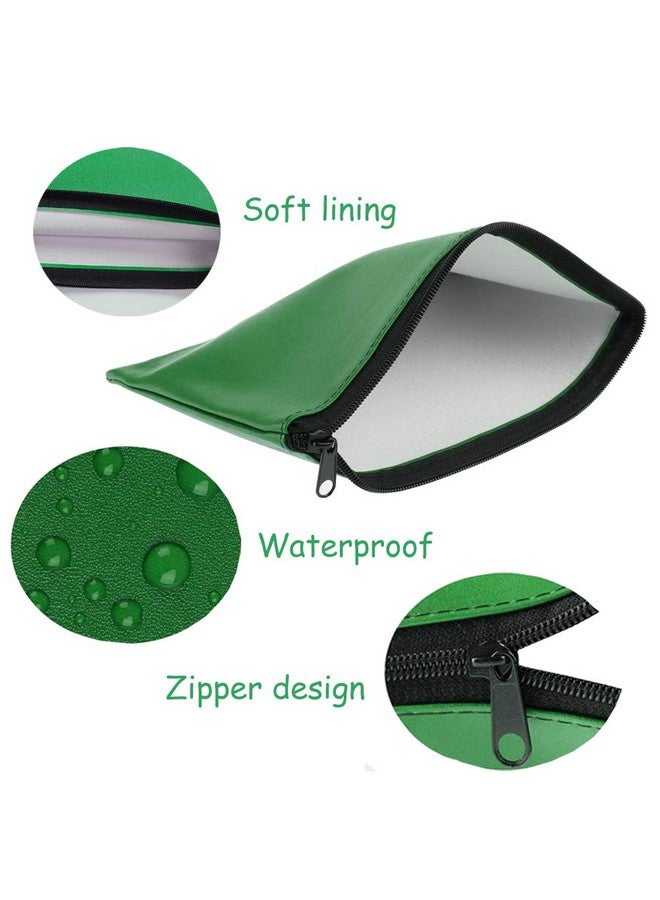 Vankcp 14Pcs Bank Deposit Money Bag 7 Colors Deposit Zippered Coin Bag 11'' X 6.3'' Waterproof Colorful Leatherette Cash Bag For Office Travel Home Magician - Image 3