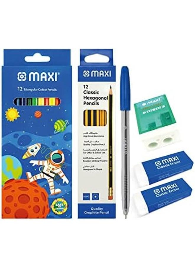 Colour Pencil 12Colours Plus Graphite Pencil With Eraser Tip 12Pcs Plus Dust Free Erasr 2Pcs Plus Plastic Sharpener Plus Ball Pen Basic Combo Pack - pzsku/Z9EFA4DCC5F0D69D29499Z/45/_/1722500876/bbe3efab-a6bf-4628-9094-23b0c9e3cb8c