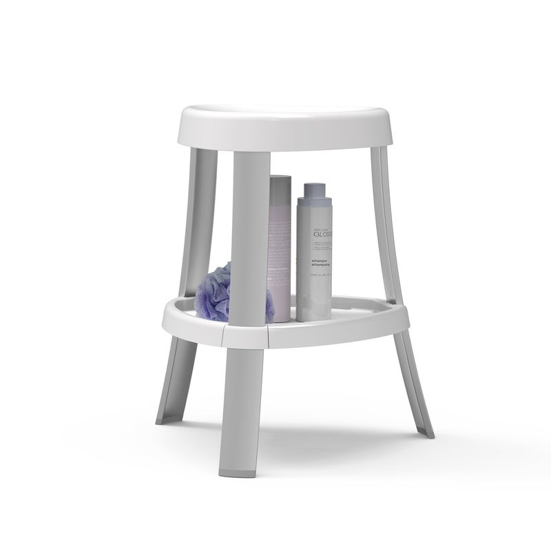 Better Living Better Living Products 70061 Spa Shower Seat with Shelf White 