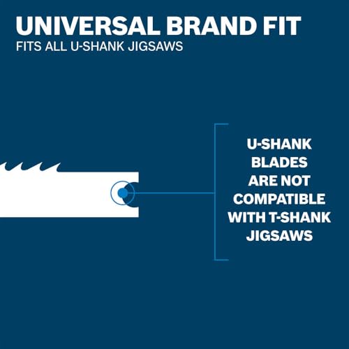 BOSCH U12BC 12-Piece U-Shank Jigsaw Blade Assorted Set Ideal for Thin-Metal Cutting and Wood Applications - Image 5