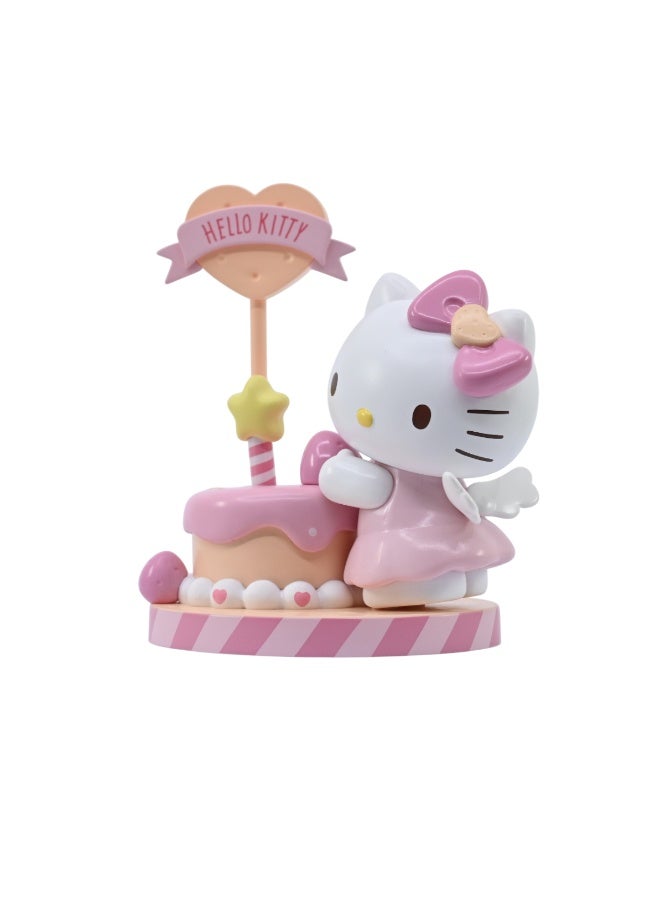 Hello Kitty تمثال ميمو هالو كيتي وأصدقائها - وقت الحفلة | شخصيات سانريو | تمثال عرض | حامل ميمو لتثبيت ملاحظاتك وصورك | هدية مثالية لجمع الهدايا والأطفال