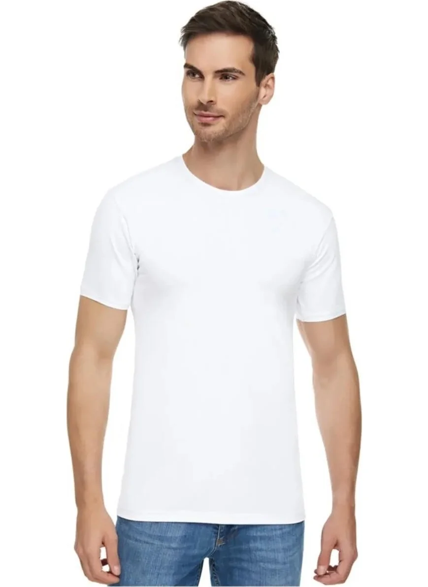 Tutku Elit Passion Elite Men's Zero Collar Combed Cotton Undershirt Undershirt 1003 - 3 Pieces