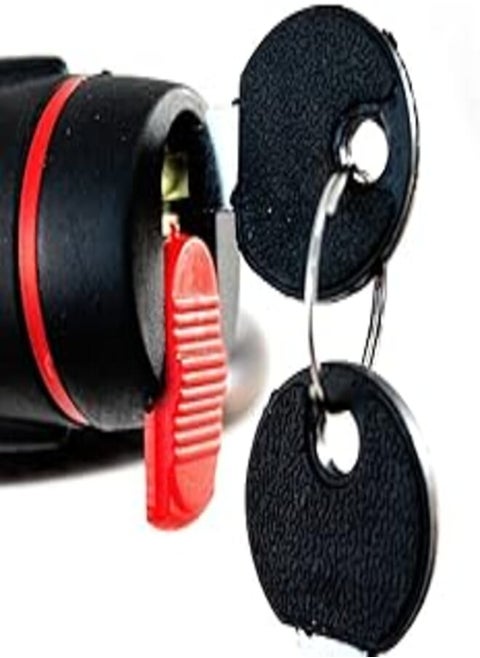 ASR Outdoor Micro Compact Lightweight Multifunction Portable Bicycle Lock 2 keys