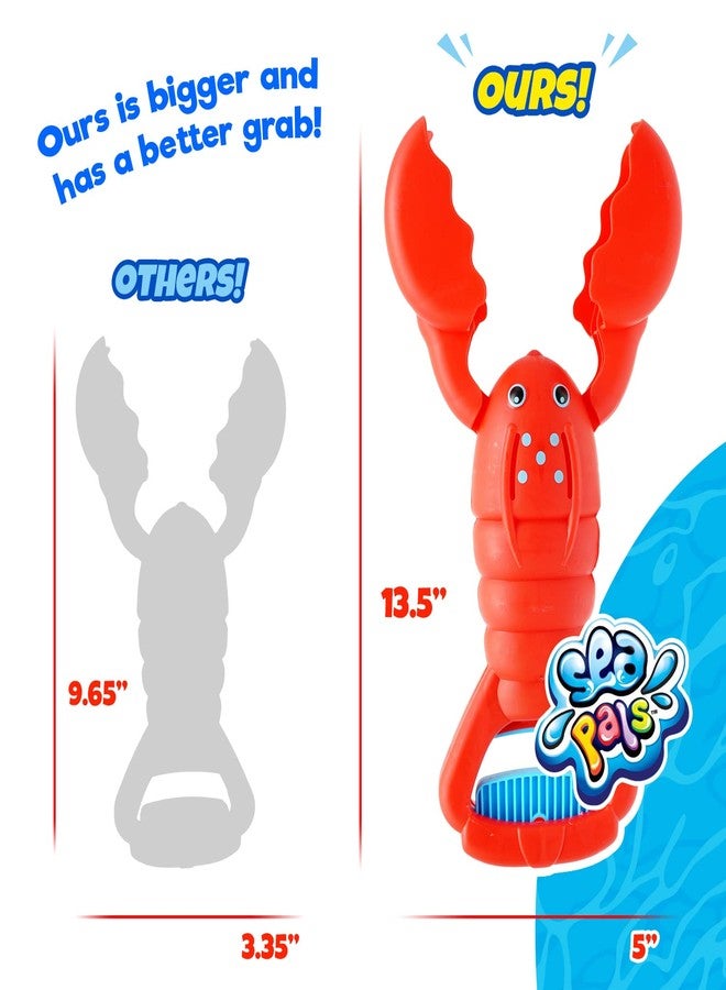 JA-RU Lobster Sand Jaw & Claws Toy - Big 13.5" Lobster-4009-1 - Image 2