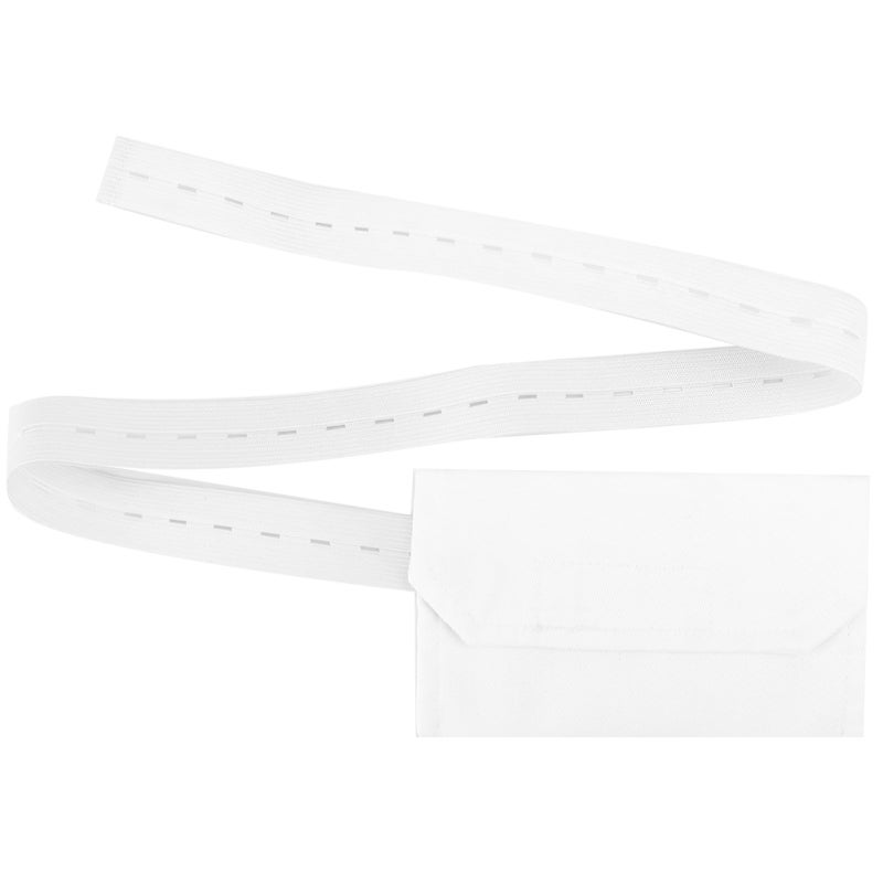 Adjustable Button Type Peritoneal Dialysis Catheter Belt Patient Peritoneal Tube Protection(White ) - Image 1