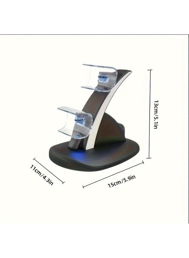 iplay Controller Charging Stand for PS5, Dual Charging Dock Station Charging P-5 Charger Dock for Playstation 5 with LED Indicators, Removable Base & Anti-Slip Pad for Sony PlayStation 5/PS5 Controller -Type-C Fast Charging（White） - Image 5