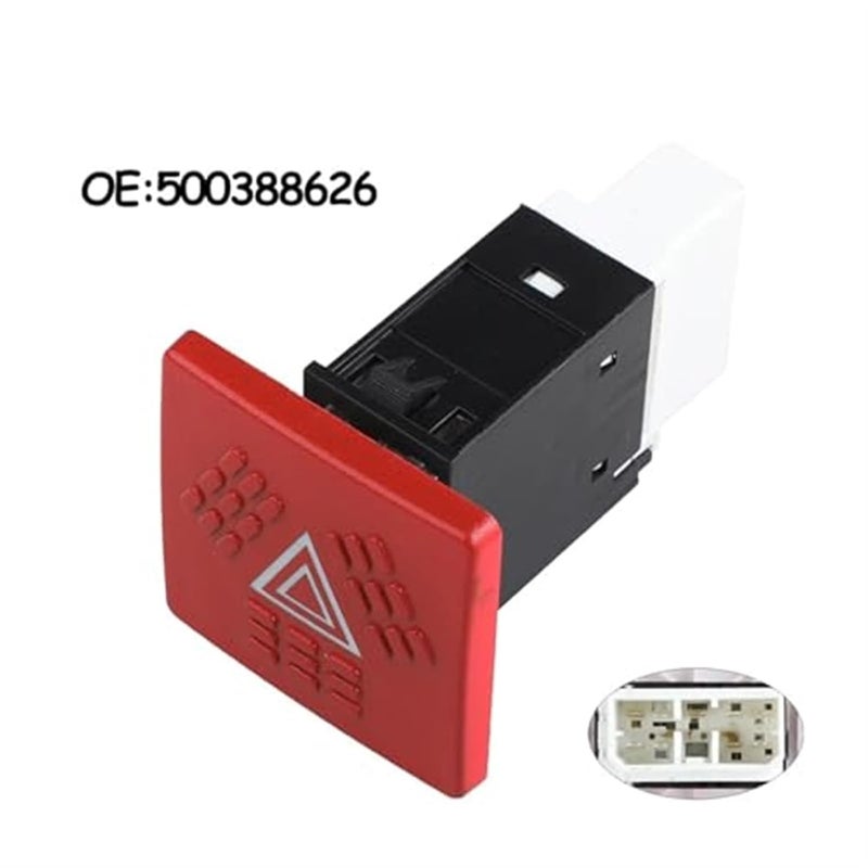 Wivplex Hazard Emergency Flasher Warning Light Switch Button - Image 2