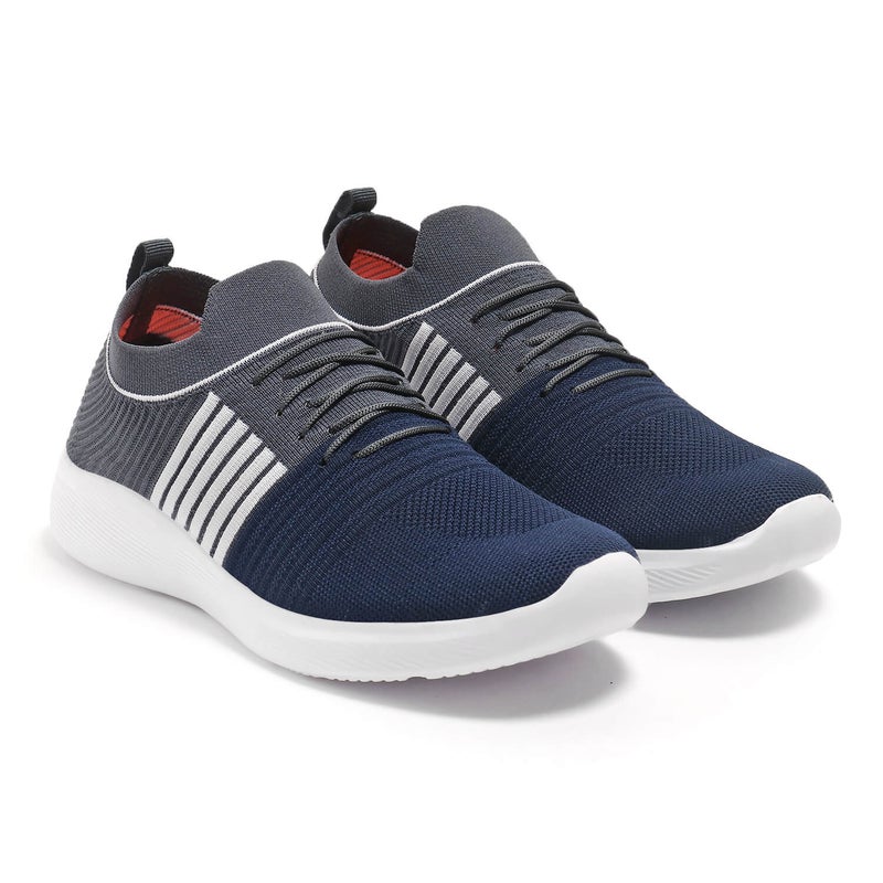 Face Navy Grey Sneakers for Men - Image 3