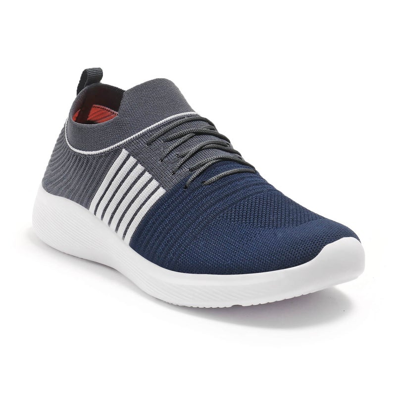 Face Navy Grey Sneakers for Men - Image 4