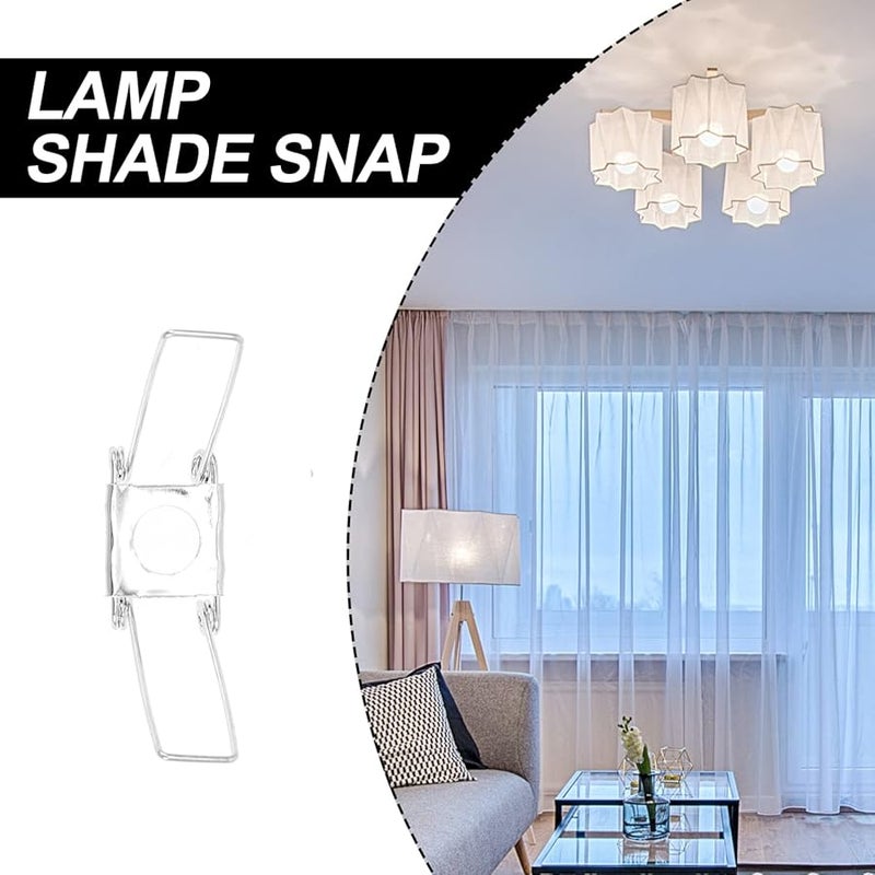 Heavy Duty 11 Inch Spring Clip Lamp Shade Holder 20 Pcs Set for DIY Pendant Ceiling Lights - Image 5