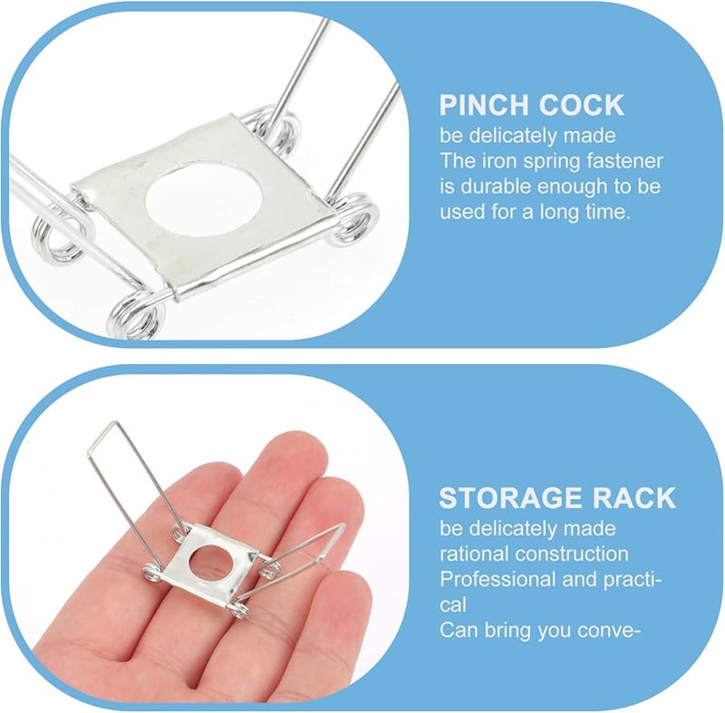 Heavy Duty 11 Inch Spring Clip Lamp Shade Holder 20 Pcs Set for DIY Pendant Ceiling Lights - Image 4