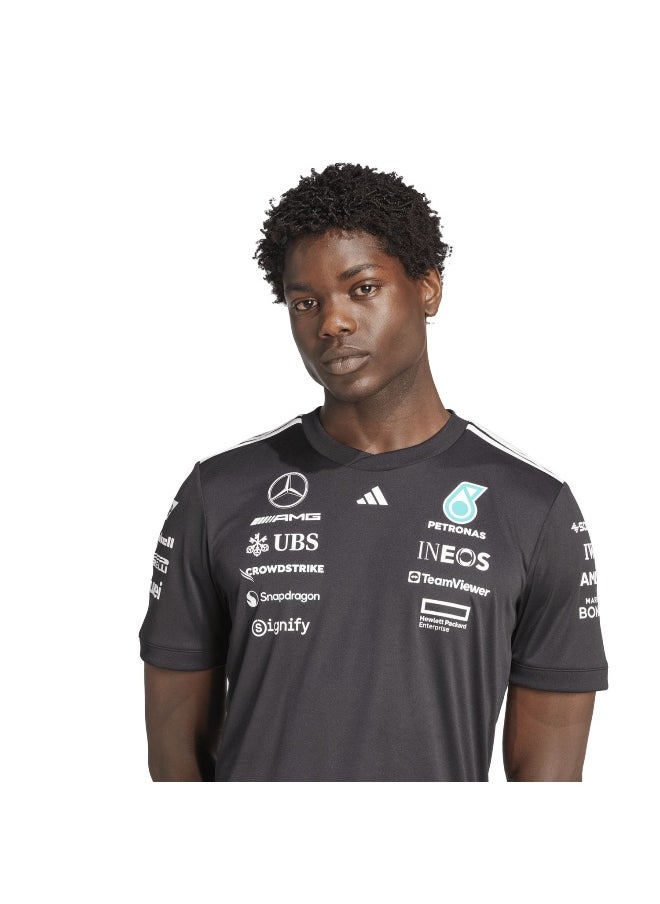 Adidas - adidas mercedes - amg petronas formula one team driver men jersey - Image 1