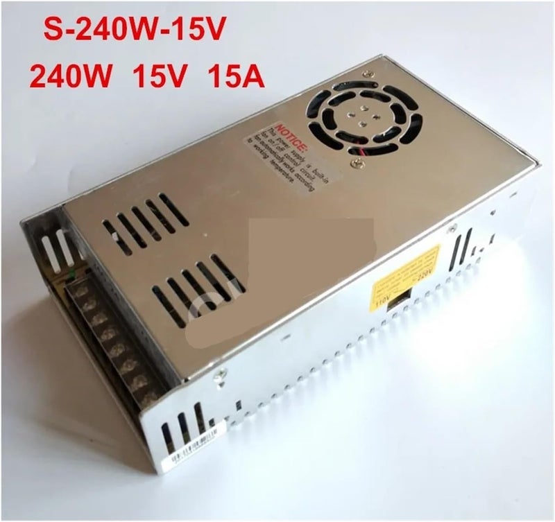 15v 240w Power Supply 110v 220v Ac to 15v Dc 15a Single Output Switching Power Supply - Image 2