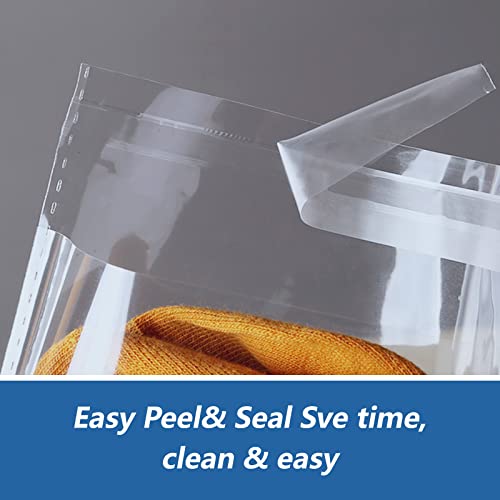 WEPOLY - 3" x 5" (100 Count) Clear Small Cellophane Bags - Self Sealing Cello Plastic Poly Bags- for Photo, Jewely, Bakey, Treats, Candies - Image 5
