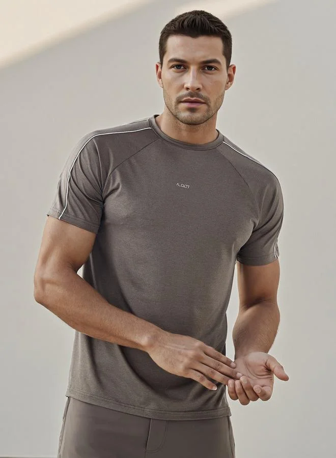 ADOT by Splash Panelled T-shirt with Raglan Sleeves