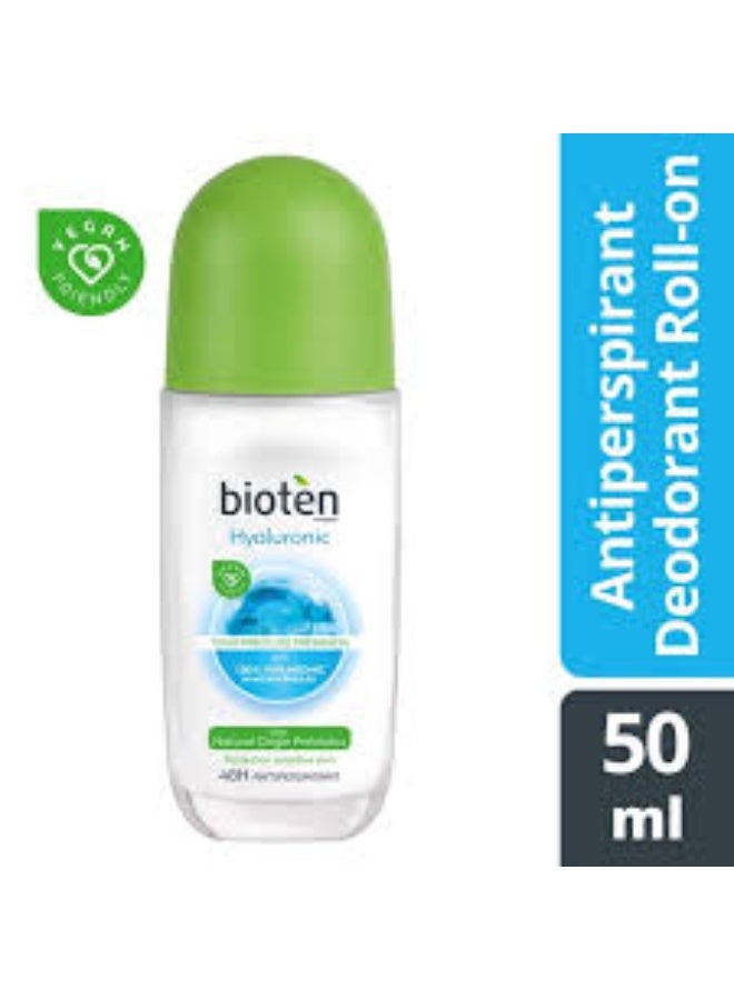 bioten Hyaluronic Antiperspirant Deodorant Roll-On 50ml - Image 2