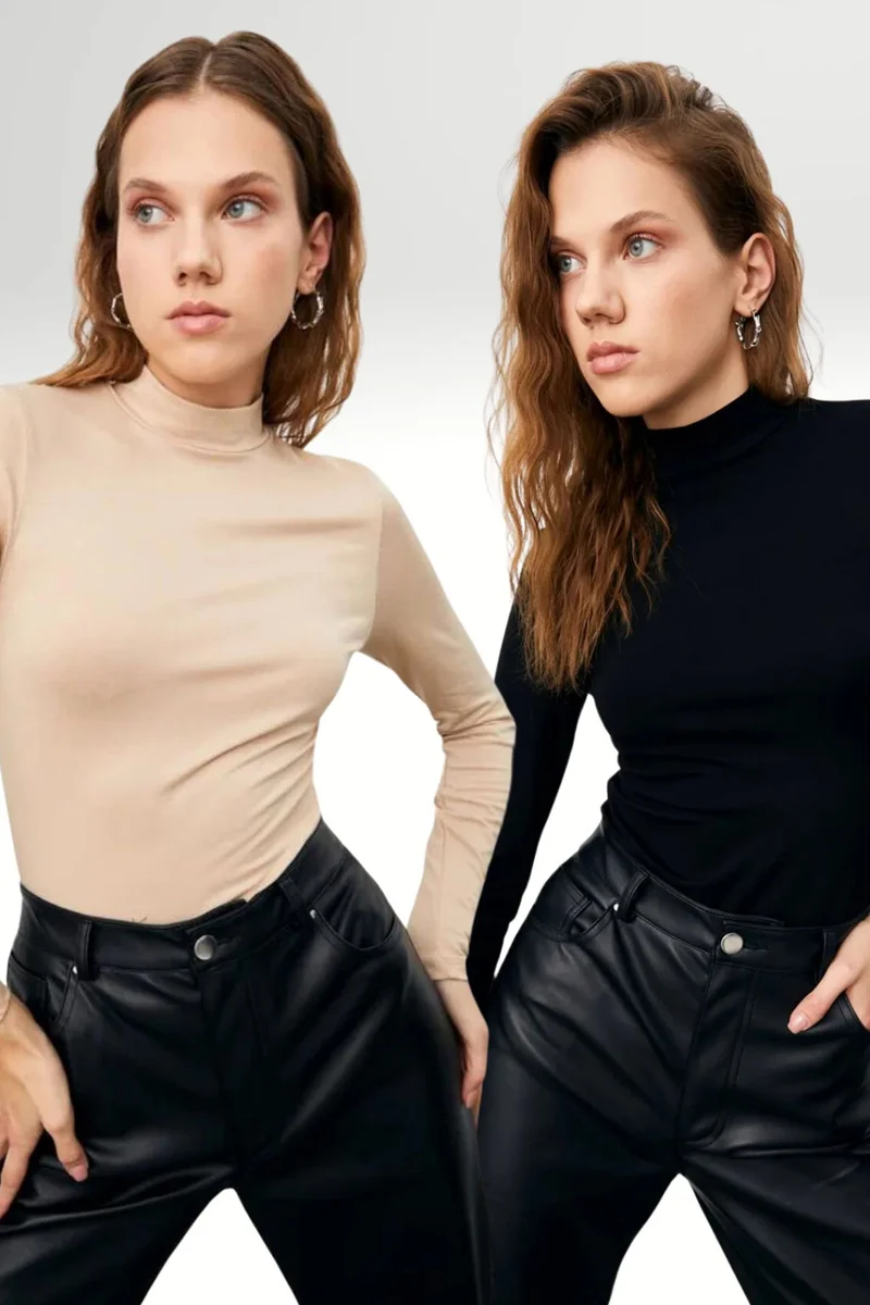 Bipantolon BIPANTOLON Women's 2-Pack Slim Fit Bodysuits